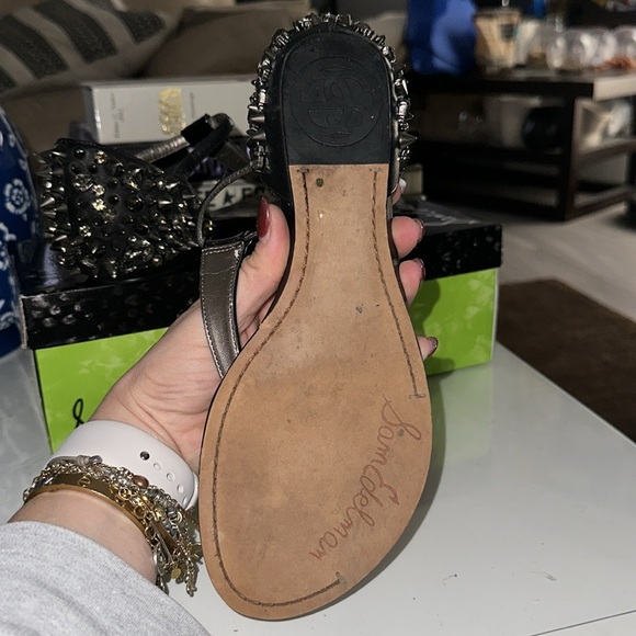 SAM EDELMAN | “Bellatrix” Embellished Spikes and Rhinestone Sandals | Size: 7.5 - Picture 4 of 7